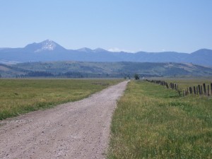 dirt road grand tetons national park