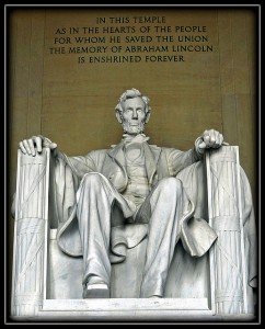 Lincoln Memorial statue