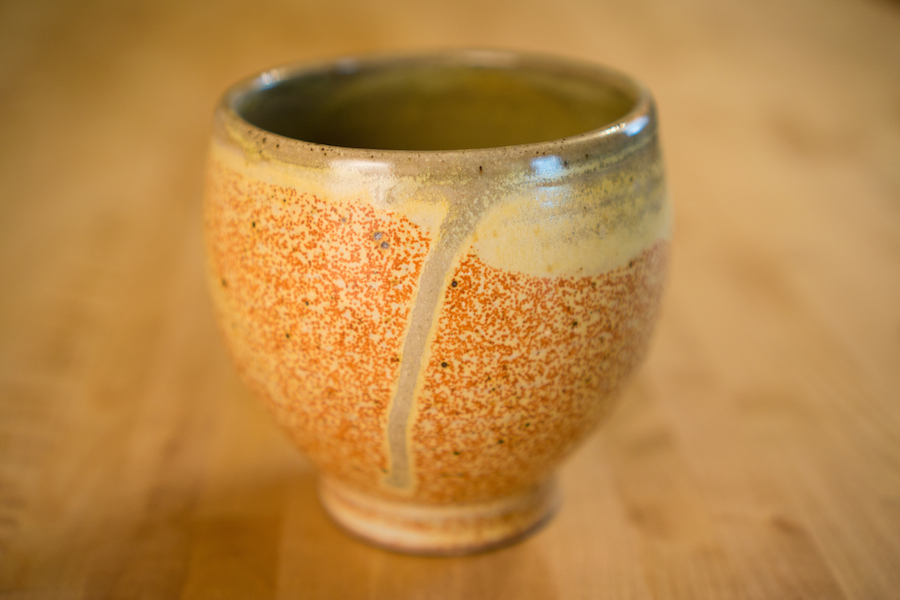 pottery tumbler