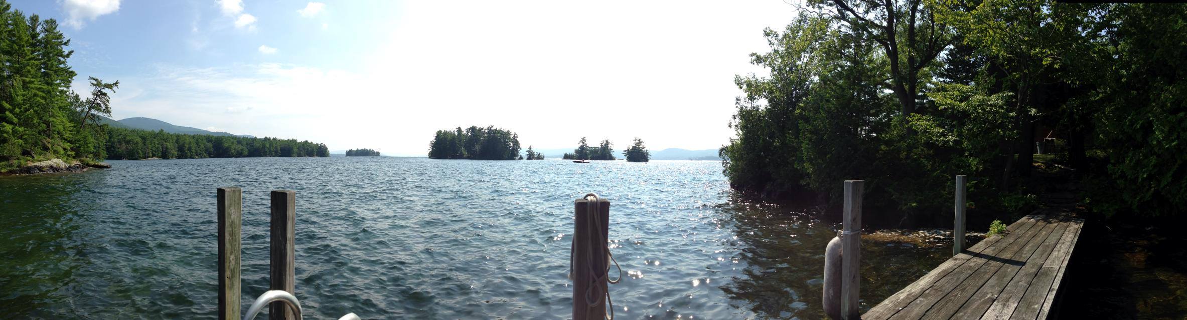 lake george from the little dock_w.sherman.8.14