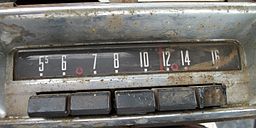 old car radio